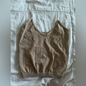 Intimately by Free People metallic knit camisole